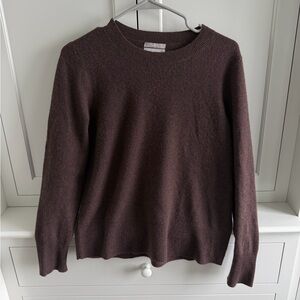 J. Crew Chocolate Cashmere Sweater